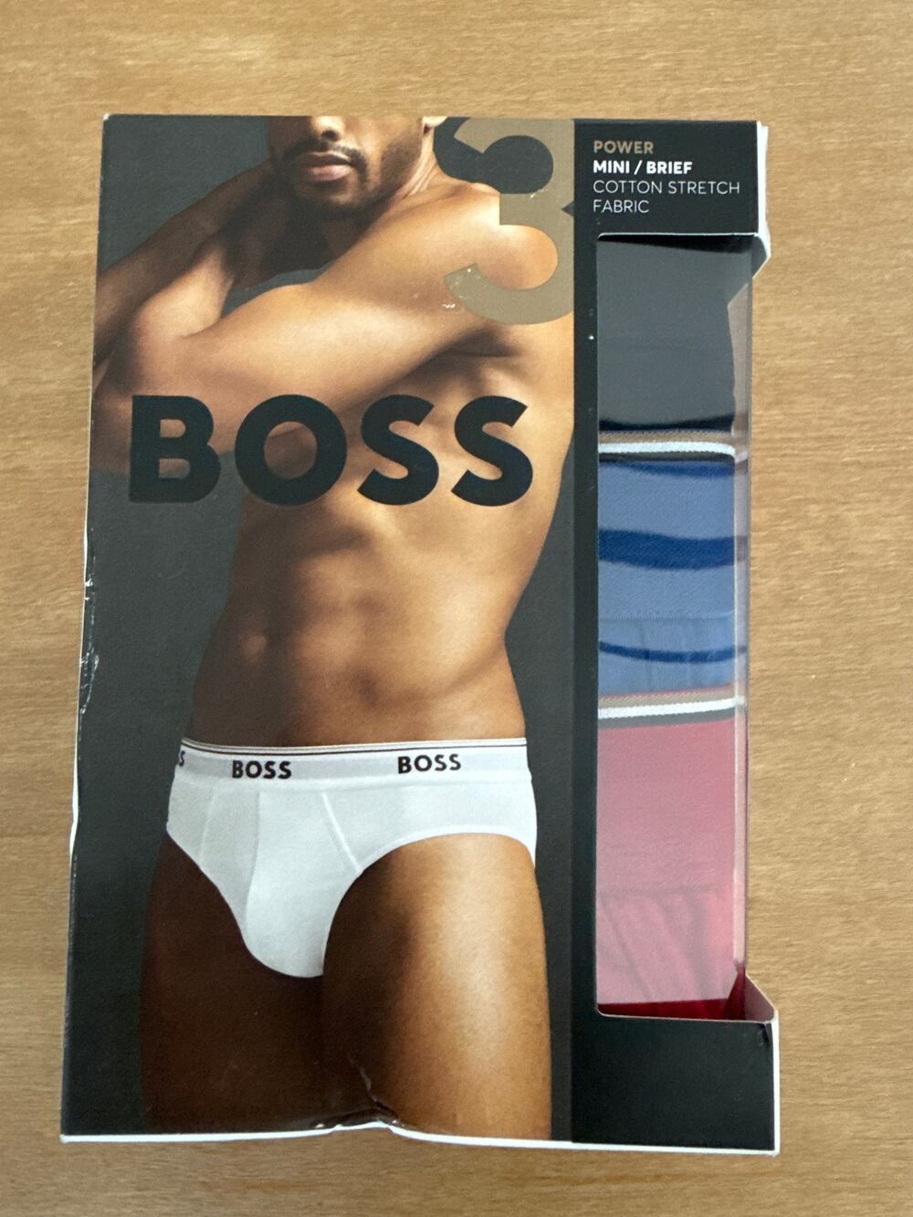Hugo Boss Power Mini Brief cotton stretch Large Slip